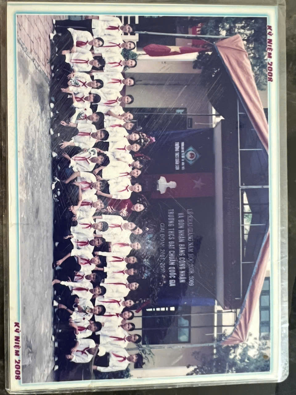 Lớp 9C trong lễ khai giảng năm học 2008–2009